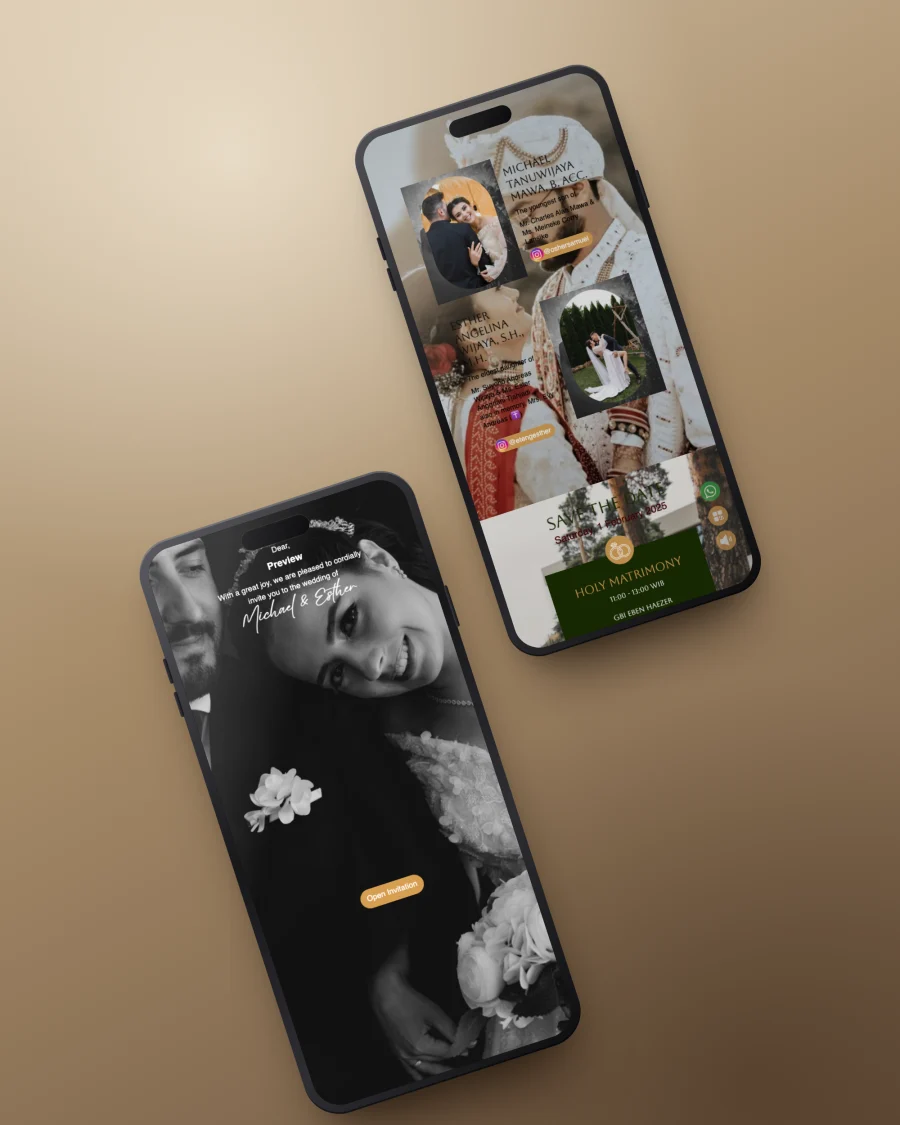 Pratinjau template Bening