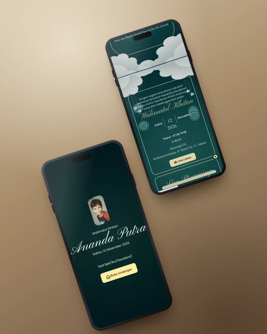 Pratinjau template Fitrah
