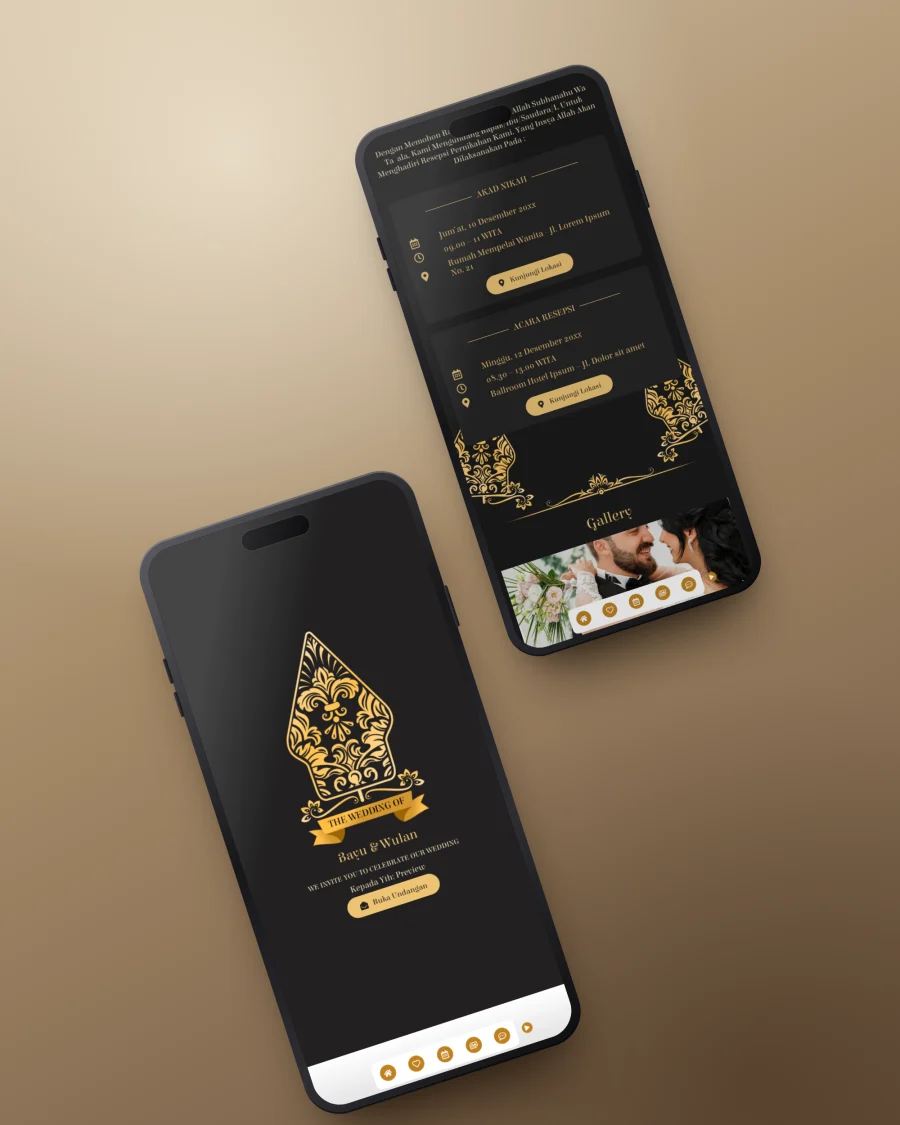 Pratinjau template Pusaka