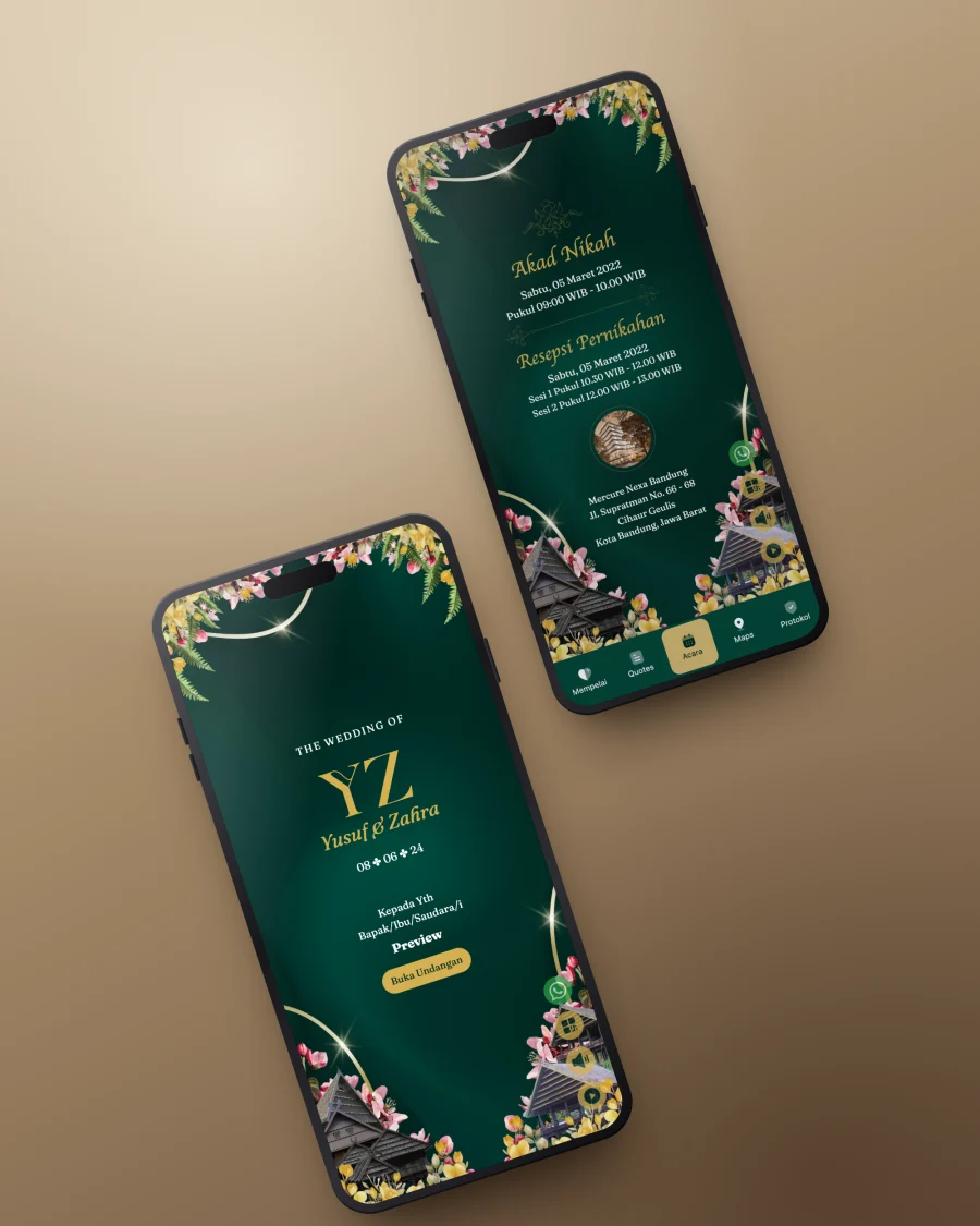 Pratinjau template Zamrud